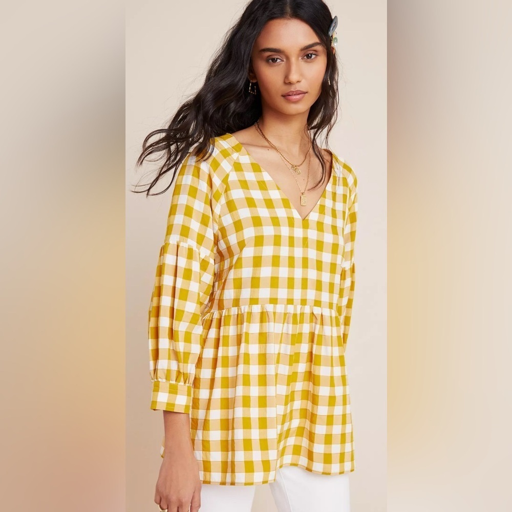 Maeve April Babydoll Blouse, Size S